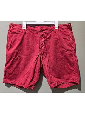 Original Paperbacks OPB Dark Red 100% Cotton Shorts 11" Inseam -- Men's Size 40
